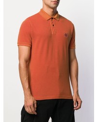 Polo orange Stone Island