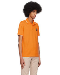 Polo orange Stone Island