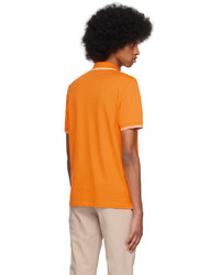 Polo orange Stone Island