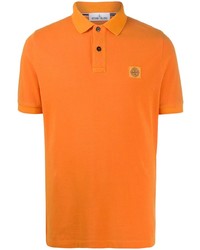 Polo orange Stone Island