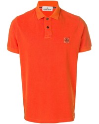 Polo orange Stone Island