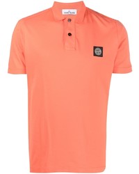 Polo orange Stone Island