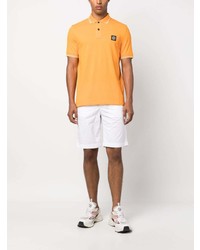 Polo orange Stone Island