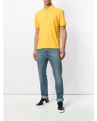 Polo orné jaune Valentino