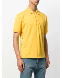 Polo orné jaune Valentino