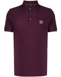 Polo pourpre foncé BOSS