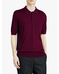 Polo pourpre foncé Burberry