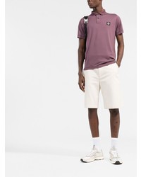 Polo pourpre Stone Island