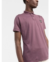 Polo pourpre Stone Island