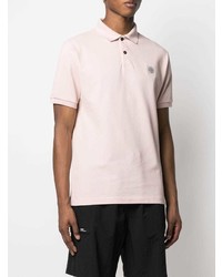 Polo rose Stone Island