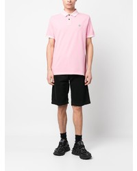 Polo rose Stone Island