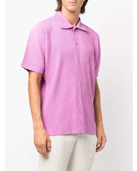 Polo rose Homme Plissé Issey Miyake