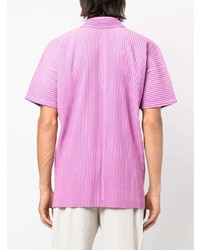 Polo rose Homme Plissé Issey Miyake