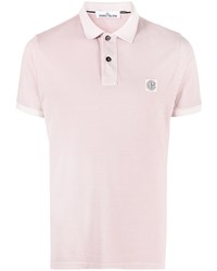 Polo rose Stone Island