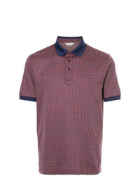 Polo rouge et bleu marine Gieves & Hawkes