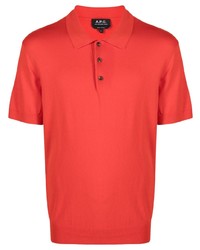 Polo rouge A.P.C.