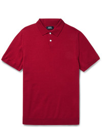 Polo rouge A.P.C.