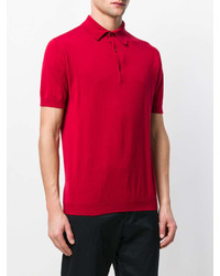 Polo rouge John Smedley