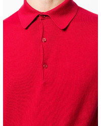 Polo rouge John Smedley