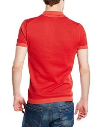 Polo rouge Benetton