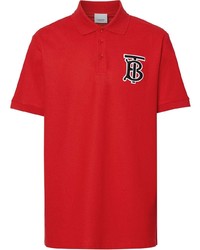 Polo rouge Burberry