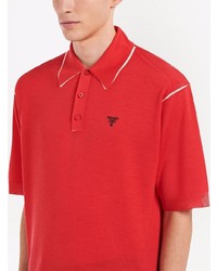 Polo rouge Prada