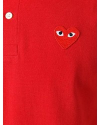 Polo rouge Comme des Garcons