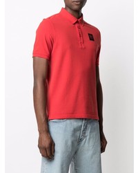 Polo rouge Blauer