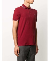 Polo rouge Emporio Armani