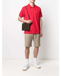 Polo rouge Lacoste