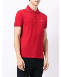 Polo rouge Emporio Armani