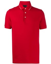 Polo rouge Emporio Armani