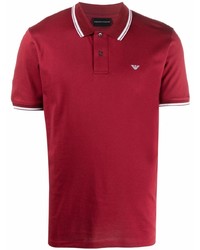 Polo rouge Emporio Armani