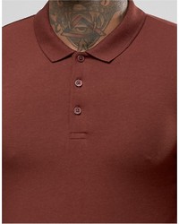 Polo rouge Asos