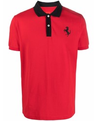 Polo rouge Ferrari