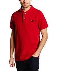 Polo rouge Hilfiger Denim