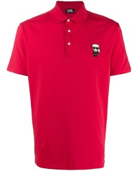 Polo rouge Karl Lagerfeld