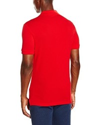 Polo rouge Lacoste L!VE