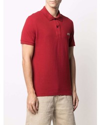 Polo rouge Lacoste