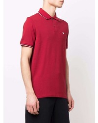 Polo rouge Emporio Armani