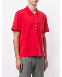 Polo rouge Thom Browne