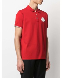 Polo rouge Moncler