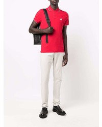 Polo rouge Moncler