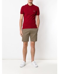 Polo rouge Lacoste