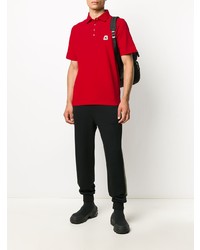 Polo rouge Moncler