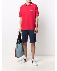 Polo rouge Tommy Hilfiger