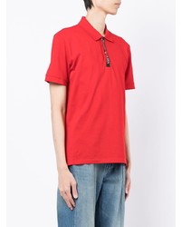 Polo rouge Alexander McQueen