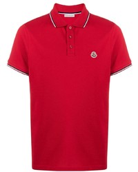 Polo rouge Moncler