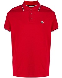 Polo rouge Moncler