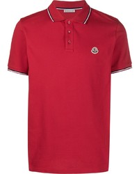 Polo rouge Moncler